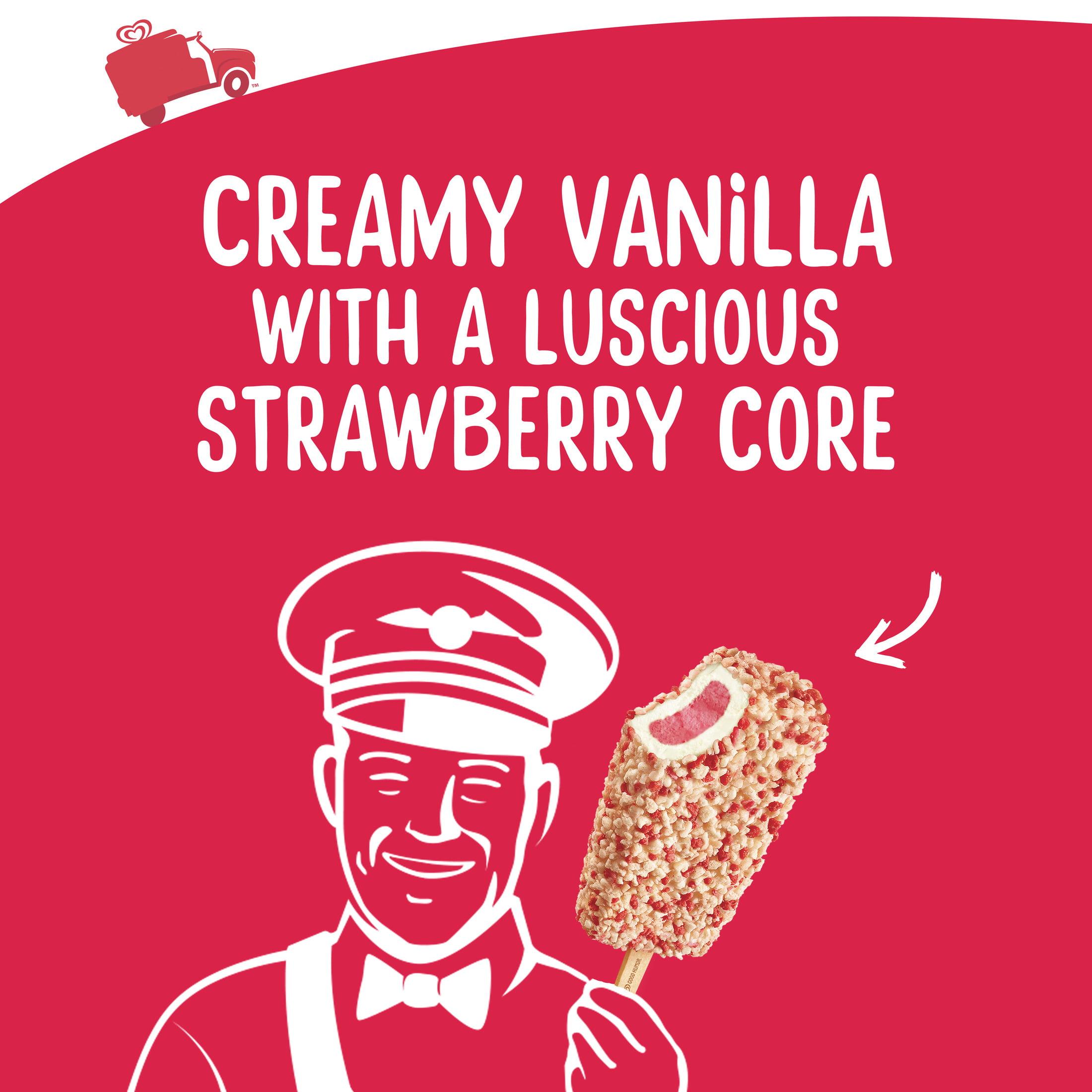 Good Humor Crunchy Strawberry Shortcake Frozen Dairy Dessert Bar Kosher Milk, 6 Count - image 3 of 10