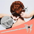 thumbnail image 1 of TIMIFIS Pinces à Griffes Dames Mode Papillon Hairpin Ornement Décoratif Cheveux Décoratif Pince à Cheveux Cadeaux pour Femmes Filles - Été, 1 of 7