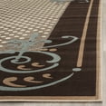 thumbnail image 3 of SAFAVIEH Martha Stewart Scrollwork Polk Dots Area Rug, Brown, 7'10" x 11'2", 3 of 6