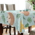 thumbnail image 3 of 60x60 Inch Tablecloth Polyester Square Tablecloth for Home Kitchen Dinner Decor Capybaras in Playful Poses, 3 of 9