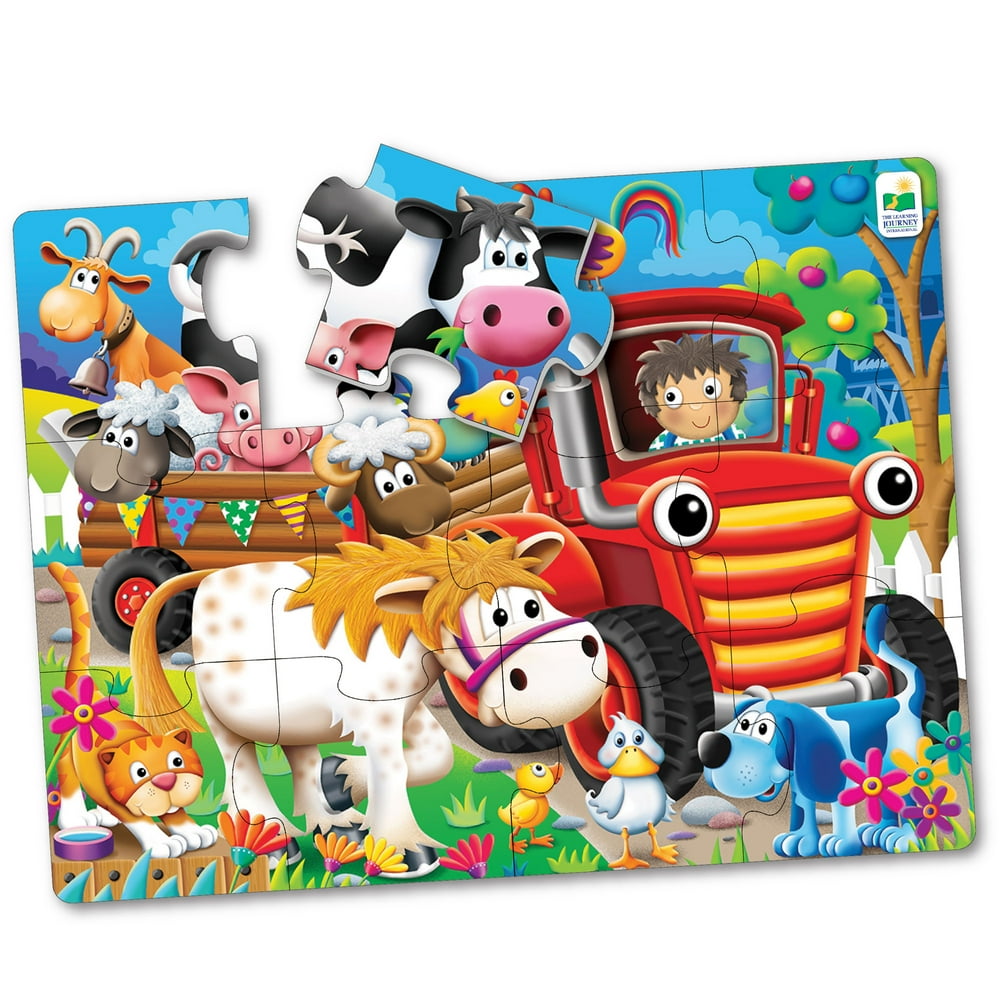 The Learning Journey My First Big Floor Puzzle, Farm Friends Walmart