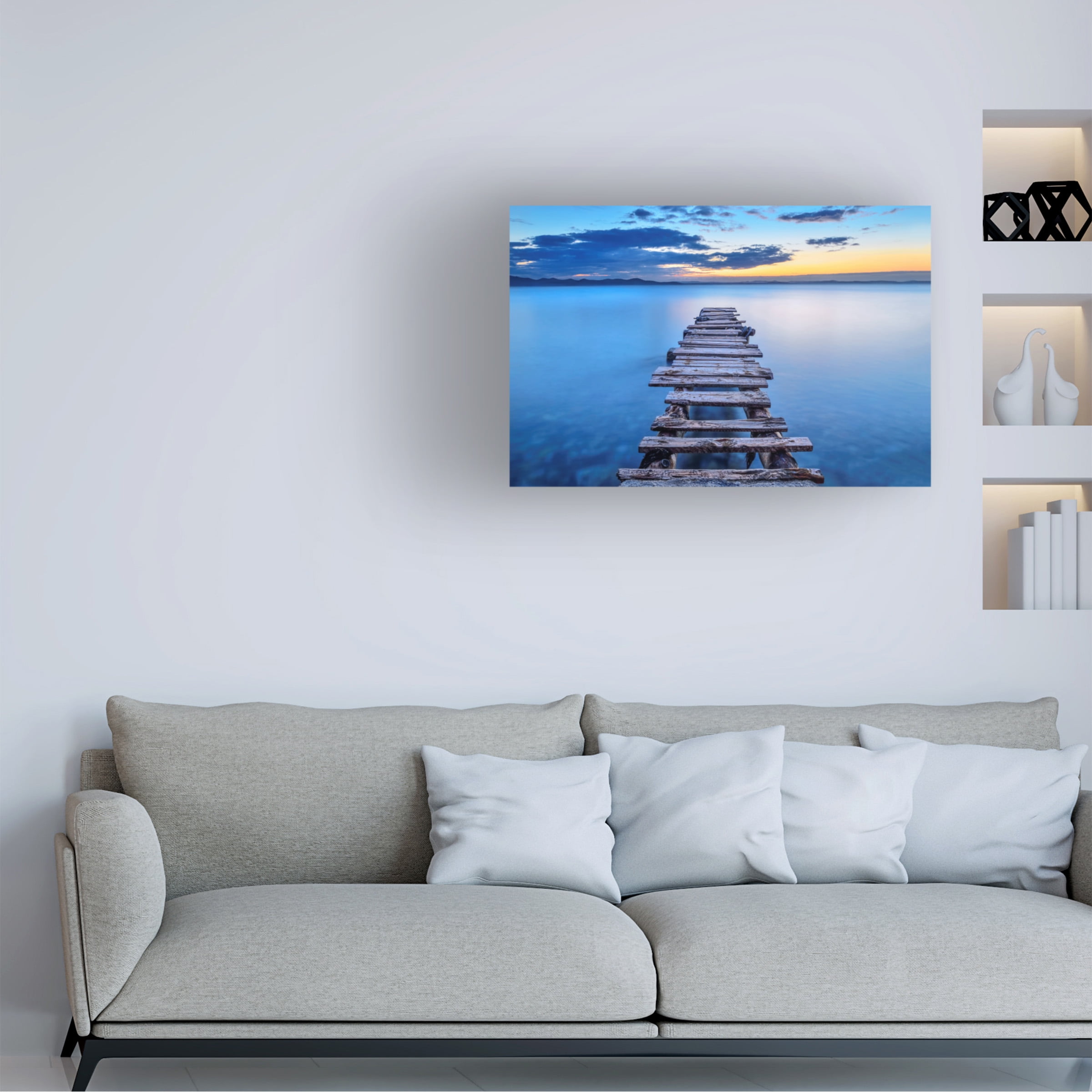 Srecko Jubic 'Pier' Canvas Art