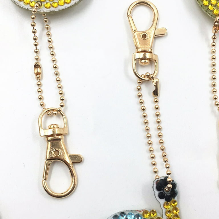 DIY Diamond Keychain Diamond Painting Letter A-Z Keyring Keychains Cross  Stitch Embroidery Women Bag Key Chain Decoration 