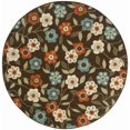 thumbnail image 1 of Oriental Weavers Montego 7'10" Round Machine Woven Rug in Brown, 1 of 1