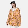 thumbnail image 4 of Fotbe Plaid Sunflower Men's Women's UPF 50+ Sun Protection Jacket Hooded Cooling Shirt with Pockets Hiking Outdoor Performance-Medium, 4 of 8