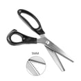 thumbnail image 2 of Pinking Shears Scissors for Fabric, Craft Scissors Decorative Edge, Zig Zag Scissors with Serrated Cutting Edge, Professional Sewing Pinking Shear for Fabric/Leather/Paper Craft, 2 of 7