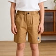 thumbnail image 2 of CONZONE Kids Boys Shorts Casual Shorts For Child Elastic Waist Cartoon Graphic Straight Leg Jogger Shorts With Pockets, 2 of 4