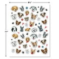 thumbnail image 3 of Current Dog Heads Stickers - Stationery, 2 Full-Size 8 1/2" x 11" Sheets, Variety Pack, Decals, Festive, Kids Classroom Activities, Party Favors, Crafts, Scrapbooking, 3 of 4