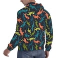 thumbnail image 3 of Hoodies for Men - Multicolor Cute Lizard Gecko Long Sleeve Comfrt Men'S Fashion Hoodies & Sweatshirts, Sweatshirts for Men Hoodies Pullover Clothing Clothes with Pouch, 3 of 7