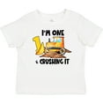 thumbnail image 3 of Inktastic I'm 1 and Crushing It Construction 1st Birthday Boys or Girls Baby T-Shirt, 3 of 5