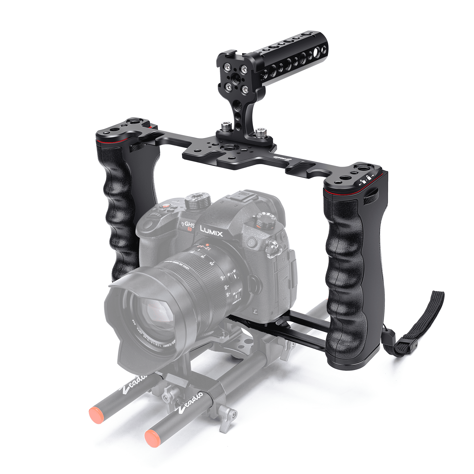 SmallRig Camera Cage For Canon R7 – Aluminum Alloy Rig With Quick Release Plate, NATO Rail & Cold Shoe