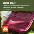 thumbnail image 4 of Ozark Trail Asheville Backpack, Dual-Carry, Orchid Plum, 22L Capacity, Unisex, Polyester, Everyday Use, 4 of 14