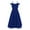 A Royal Blue, variant on iiniim Kids Girls Off Shoulder Spaghetti Strap A-Line Chiffon Wedding Flower Girls Dress
