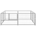 thumbnail image 3 of Dog Kennel Charmma Outdoor Dog Pen Silver 43.1 ft² Steel, 3 of 6