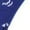 Royal Blue, variant on MeMoi Women's Gators Bamboo Crew Socks - Womens - Female, 9-11, Royal Blue