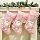 thumbnail image 1 of Christmas Faceless Doll Christmas Stockings P.ink Plush Holiday Decorations Door Window Christmas Tree Large Pendant, 1 of 7