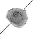 thumbnail image 4 of Unique Bargains 1 Pc Adjustable choker necklace Dried Rose Pattern Wrap around wrist bracelet Gray, 4 of 6