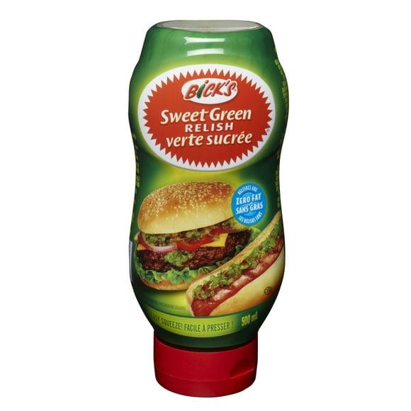 Bick’s relish verte en bouteille pressable