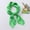 Green, variant on Solid Color Satin Square Scarf with Smooth Silky Texture and Lustrous Finish Featuring 27 Inch Large Size Green