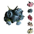 thumbnail image 4 of 8 Heads/Bouquet Mariage Christmas Simulation Real Touch Simulation Real Touch Artificial Peony Flower Valentines Day Gift Fake Flower, 4 of 9