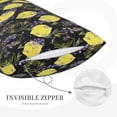 thumbnail image 3 of Sikiie Lavender Flowers Print Plush Pillow Cover, Wrinkle-proof and Stain-resistant Pillow Protector without Pillow Core, Home Decoration-20"x30", 3 of 6