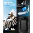 thumbnail image 3 of Funda Spigen Tough Armor para Galaxy A16 5G con soporte, color negro, 3 of 7