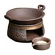 thumbnail image 2 of Juego de 1 set de cocina para asar té, calentador de velas, calentador de té, accesorios cerámicos para ceremonia del té con platillo de té tostado para uso en casa o exterior 8-12cm JASKFLY, 2 of 8