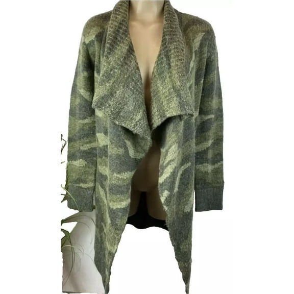 Aeropostale Women Camouflage Cardigan Size XS