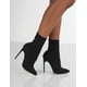 thumbnail image 1 of Botas de calcetín Beige de lujo para mujer, botas de tacón alto de bailarina exótica, botas de tela elástica a la moda de invierno de talla grande 35, otoño 2021 Gao Jinjia LED, 1 of 2