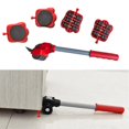 thumbnail image 4 of JShteea 3x5pcs/set Cat Claw Heavy Furniture Lifter Mover Transport Slides Trolley, 4 of 7