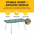 thumbnail image 4 of Teal Blue Anchor Table Cloths for 8 Foot Rectangle Tables, Nautical Summer Beach Coastal Ocean Patio Waterproof Elastic Fitted Tablecloths, Washable Rectangular Table Cover for Camping, 4 of 8