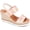 Rose Multi, variant on by Kenneth Cole Womens Elyssa Two-Band Suede Platforms Espadrilles