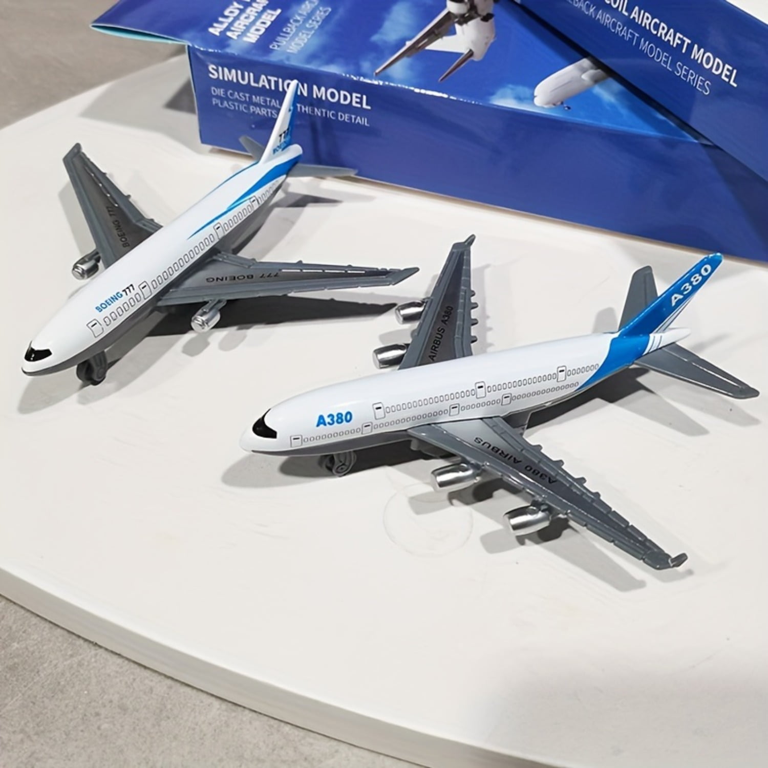 4 Pack Airplane Toys, Metal Plane Pull Back Airplane Toys for 3 4 5 6 Years Old Boys Girls, Die Cast Aircraft Plane Models, Kids' Play Vehicles Aeroplane Airplanes for Kids Birthday Gifts