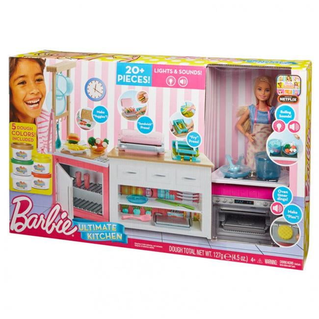 barbie doll cooking kitchen