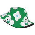 thumbnail image 2 of ZICANCN Bucket Hat -Contracted Flowers Unisex Print Double-Side-Wear Bucket Hat for Fishing Beach Outdoor, 2 of 5