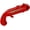 Red, variant on bottle cap shooting gun - Fun bottle opener tool launches bottle caps for parties, barbecues, and bar games (black)