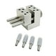 thumbnail image 5 of Tornillo de banco de fácil uso, aleación de aluminio resistente, abrazadera de banco pequeña profesional para 4 Varilla de sujeción, 5 of 7