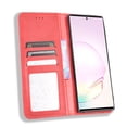 thumbnail image 4 of Compatible with Samsung Galaxy Note 20 Ultra Case Magnetic Closure Vintage Pattern PU Leather Wallet Cover with Card Slots-Red, 4 of 5