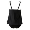 thumbnail image 4 of Huowey Women Tankini Bathing Suits Ruffle High Waisted Swimsuit Swimwear Beach Vacation Swim Wear Honeymoon Cruise Trendy Wear, 4 of 4