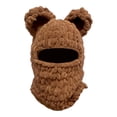 thumbnail image 1 of Bear Ski Machine Washable Knit Face With Ears & Face For Cold Weather Skiing Climbing Exercise Stool for Working Out under The Desk Elliptical Fitness Finds Exercise Gliders Pedal Exercise Reverse, 1 of 2