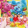 thumbnail image 4 of Blue's Clues school Backdrop Background Banner Taspestry Wall Decor Birthday Party Supplies Poster Fans, 4 of 6