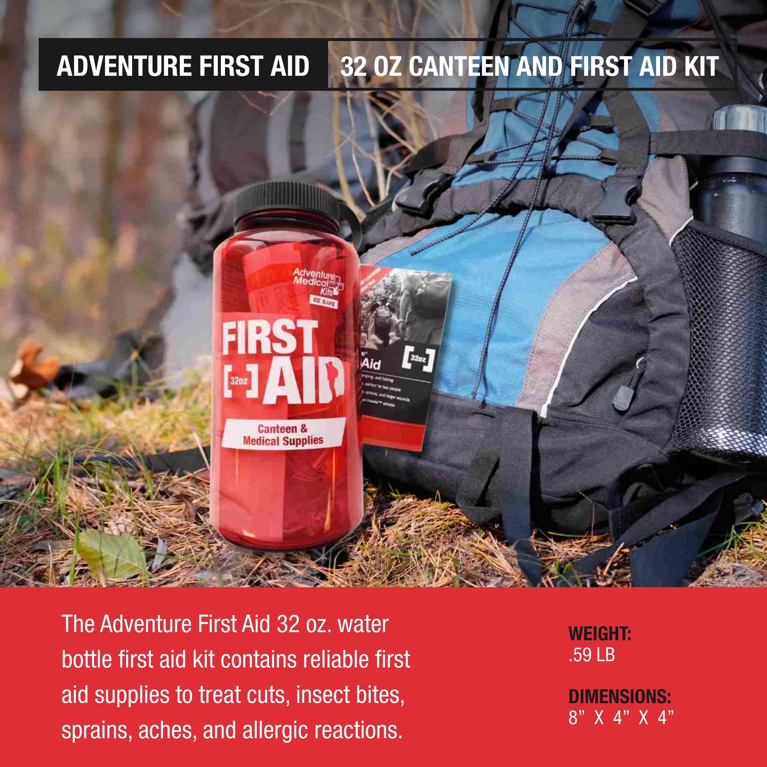 Adventure First Aid, 32 Oz Kit