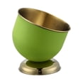 thumbnail image 1 of Cubo de hielo de acero inoxidable Cubo de champán Resistente con base Cubo de vino Enfriador para bodas Fiestas Actividades al aire libre Barbacoa Verde claro pequeño, 1 of 8