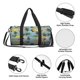 thumbnail image 4 of Fotbe Hawaiian Style Bolsa Deportiva de Lona Plegable con Estampado, Bolsa de Gimnasio con Bolsillo Seco/Húmedo, Bolsa de Viaje Ultraligera de Gran Capacidad, 4 of 6