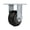 Rigid - No Brake - Black, variant on 4 Inch Rubber on Aluminum Wheel Rigid Caster with Roller Bearing Service Caster