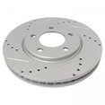 thumbnail image 3 of Geelife Front Performance Drilled & Slotted Rotor & Posi Metallic Brake Pad Kit, 3 of 8