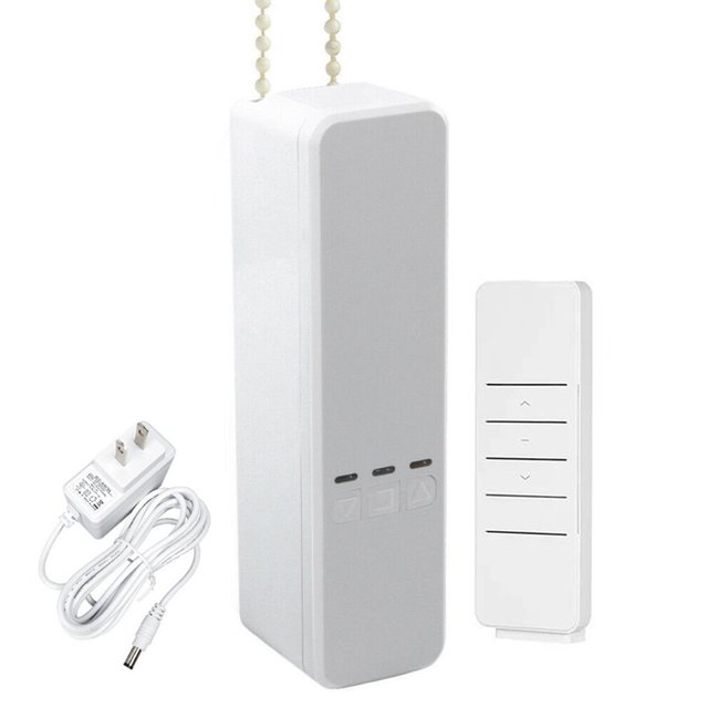 Système de Rideaux Télécommandé WiFi Moteur de Rideau Électrique Glisse Moteur d'Ombre Assistant Maison Prise US avec Batterie