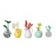 thumbnail image 1 of Ceramics Vase Fridge Magnet 5pcs Mini Diy 3D Creative Mensaje STICKE (C), 1 of 8