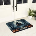 thumbnail image 4 of Halloween Non Slip Door Mat, Halloween Happy Castle Halloween Decor Absorbent Bath Tub Mats, Bathroom Rugs Welcome Mat, Bath Mat for Halloween Decor Home, Kitchen 16x24in, 4 of 6