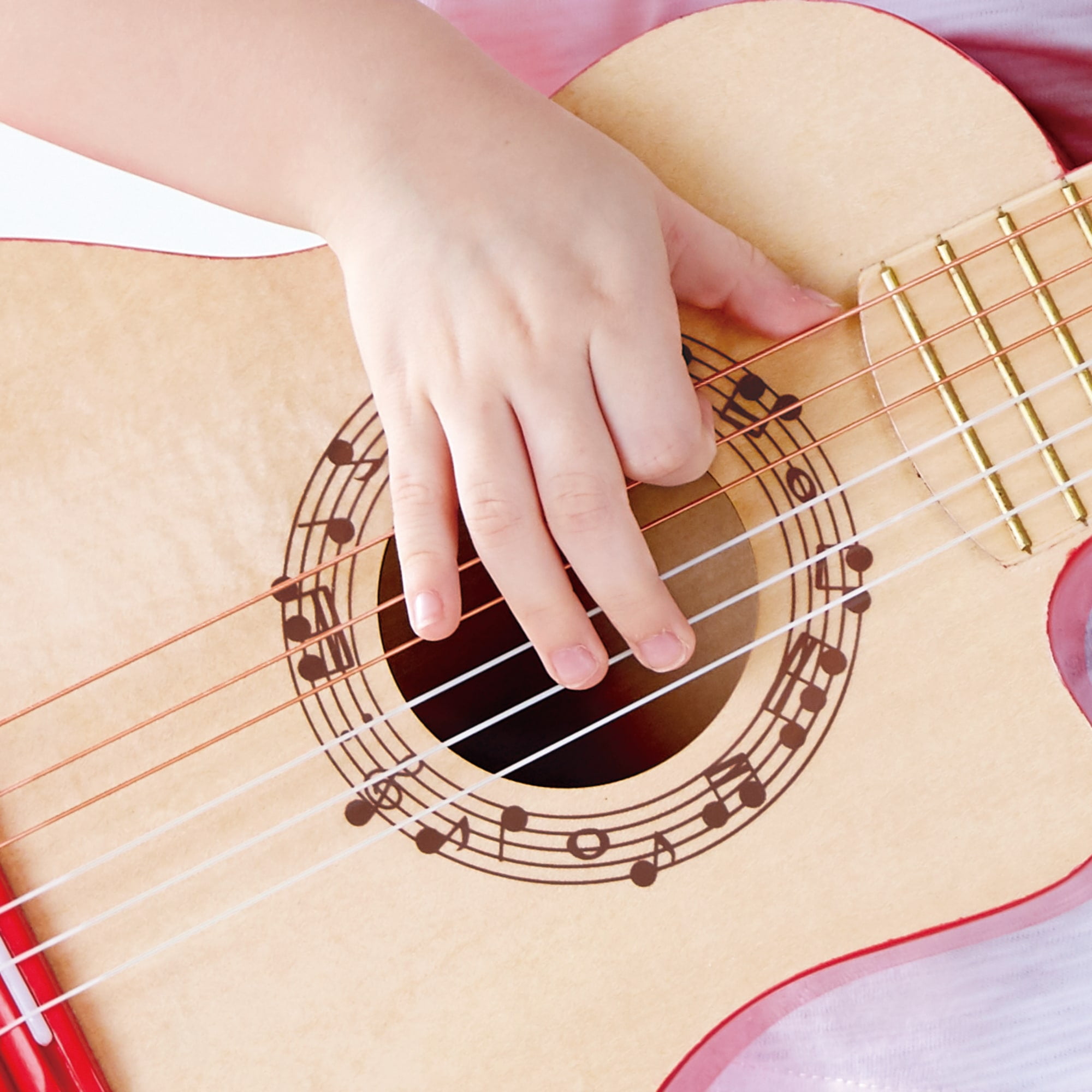 Guitare pour enfant rouge Hape E0325 - Instrument de musique